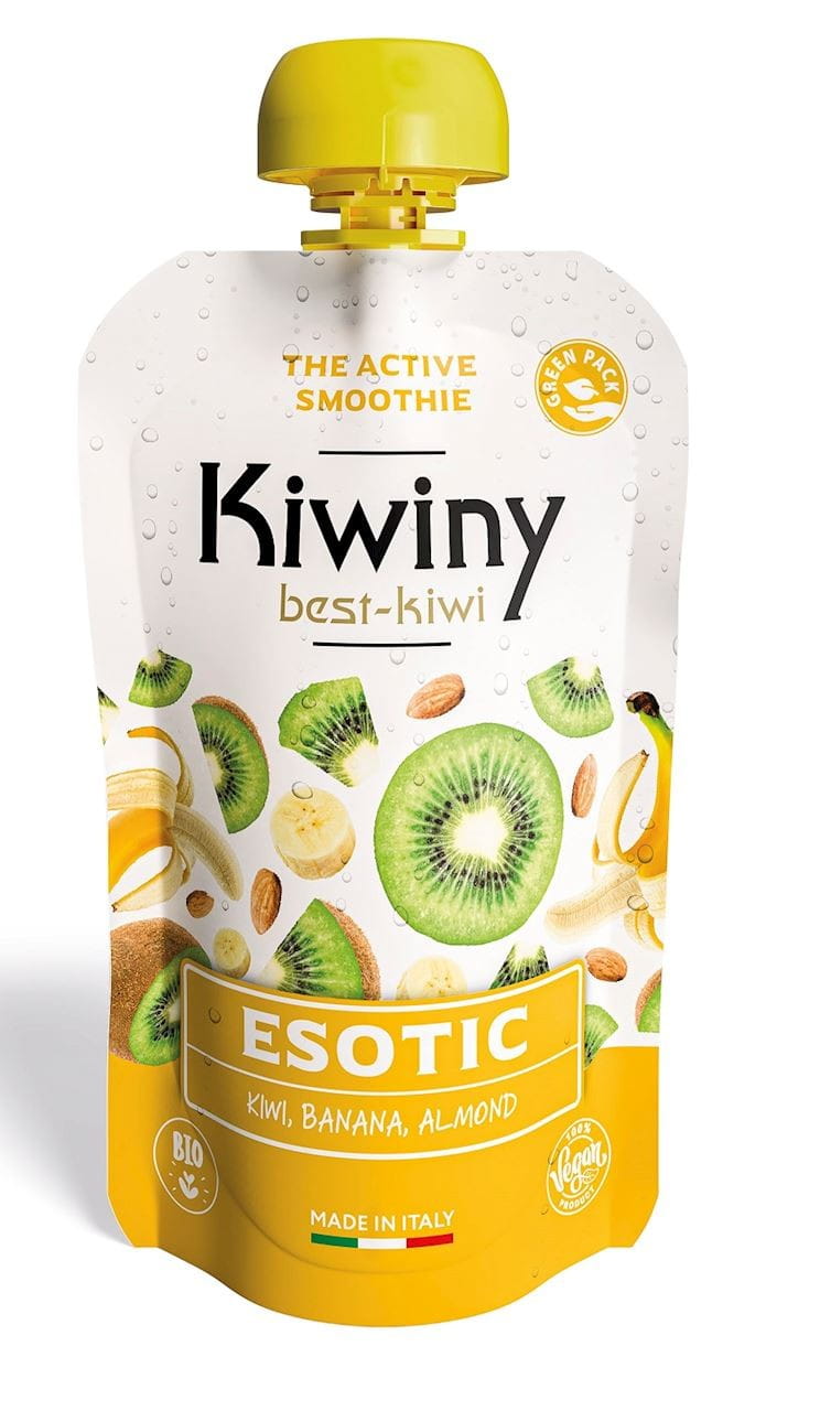 Kiwipüree mit Banane ohne Zuckerzusatz glutenfrei BIO 100 g - KIWINY