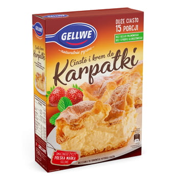 Kuchen und Sahne für Karpatka Gellwe 340g
