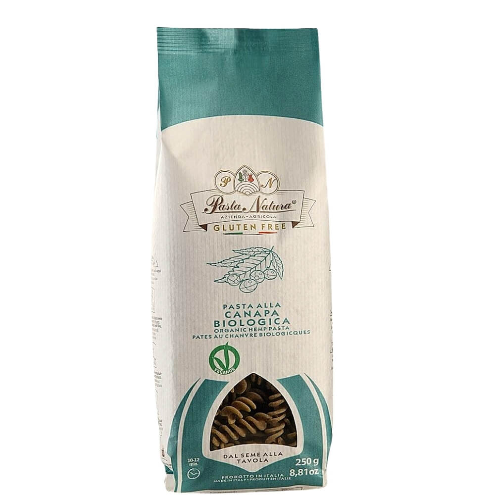 Nudeln (Mais - Reis mit Hanf) glutenfreie Fusilli BIO 250 g - NATURA PASTA