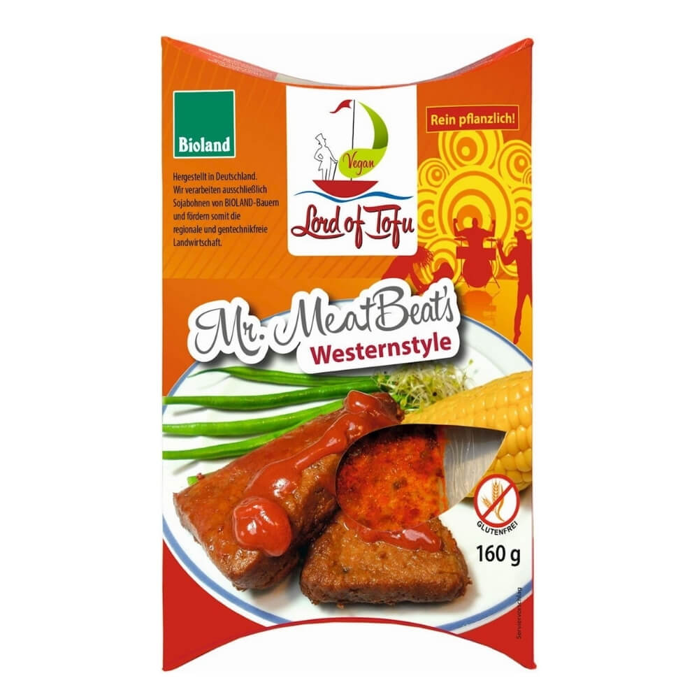 Veganes Steak mit glutenfreiem Westernstyle-Tofu BIO 170 g - LORD OF TOFU