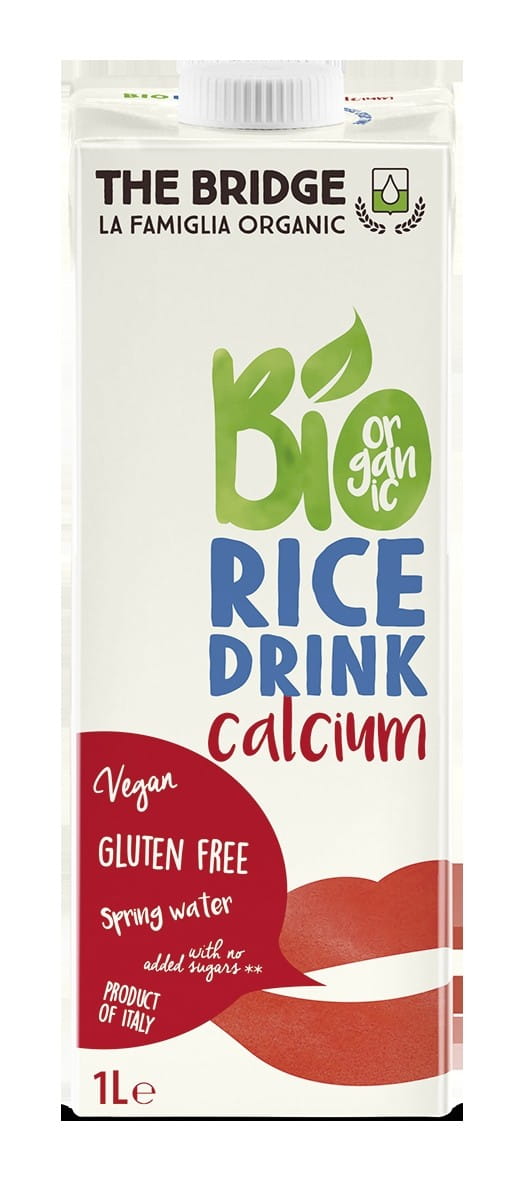 Reisgetränk mit Calcium ohne Gluten 1000ml EKO THE BRIDGE