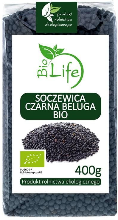 Schwarze Belugalinsen 400g EKO BIO LIFE