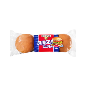 Hamburgerbrötchen ohne Sesam Dan Cake 300g (x6 Stück)