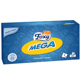 Kosmetiktücher Mega Foxy 200 Stk.