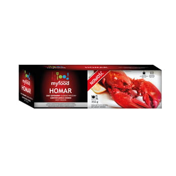 Gefrorener Hummer ganz gekocht, tiefgefroren in Salzwasser MyFood 916g/350g