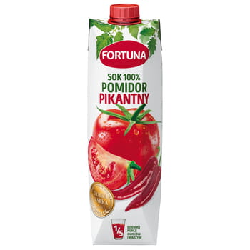 100% würziger Tomatensaft Fortuna 1l