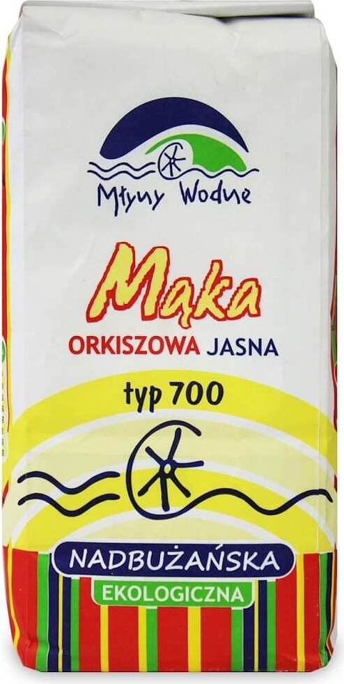 Helles Dinkelmehl auf dem Bug, Typ 700 BIO 1 kg - WASSERMÜHLEN