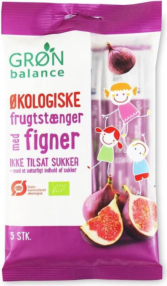 Snacks für Kinder Feigen BIO 100 g (5 x 20 g) - GRON BALANCE