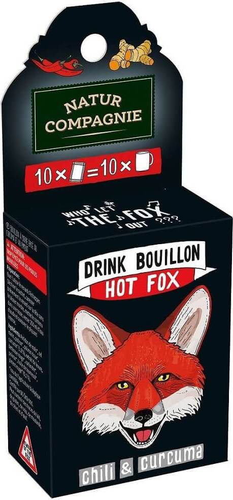 Trinkbrühe in Sachets mit Chili und Kurkuma BIO (10 x 7 g) - NATUR COMPAGNIE