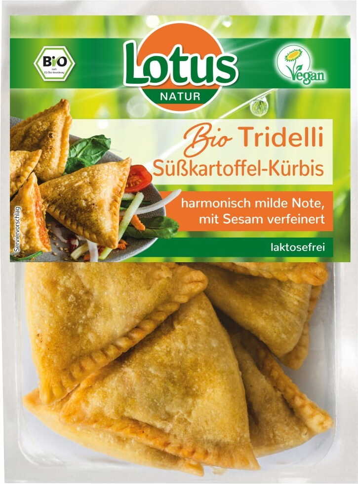Gemüseknödel mit Süßkartoffeln und Kürbis BIO 180 g - LOTUS