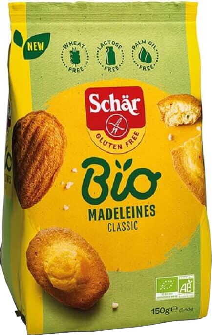 Madeleines classic glutenfreie Cupcakes BIO 150 g SCHÄR – Biolaboratorium