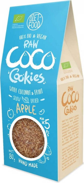 Kokosplätzchen mit Apfel BIO 80 g DIÄT FOOD