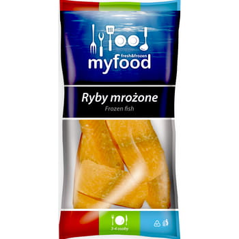 Gefrorene Atlantische Lachsstücke MyFood 450g