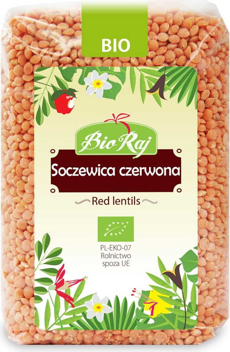 Rote Linsen BIO 500 g - BIO RAJ
