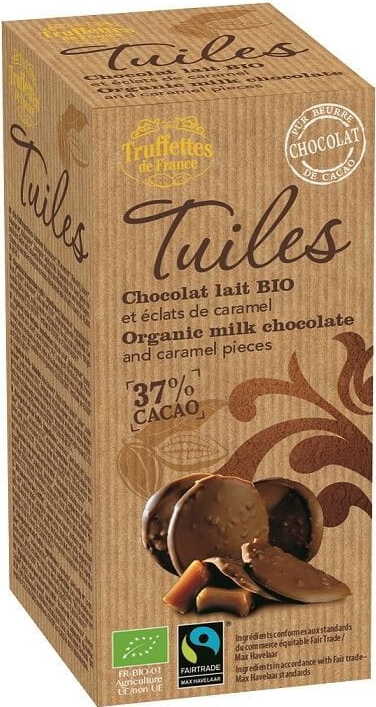 Milchschokoladenringe mit Toffee BIO fair gehandelt 100 g - TRUFFETTES DE FRANCE