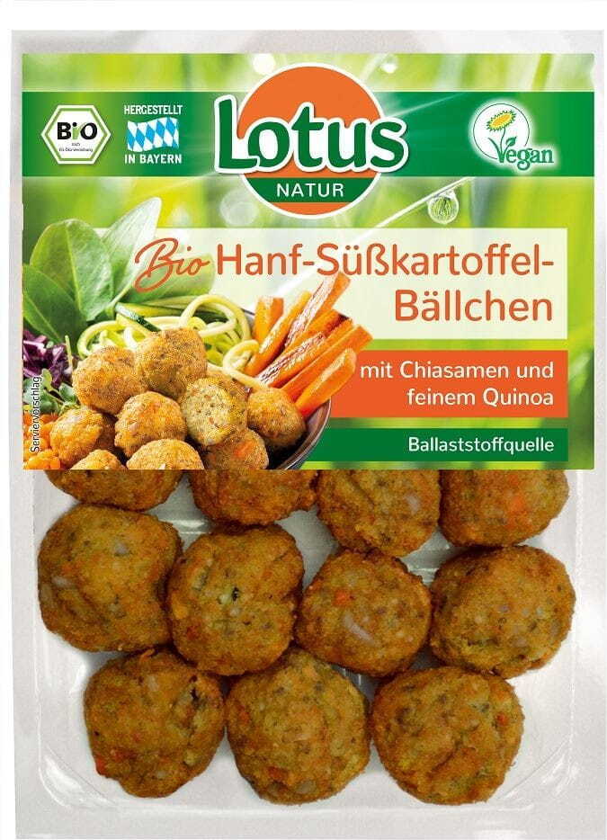 Gemüsebällchen mit BIO-Süßkartoffeln 180 g - LOTUS