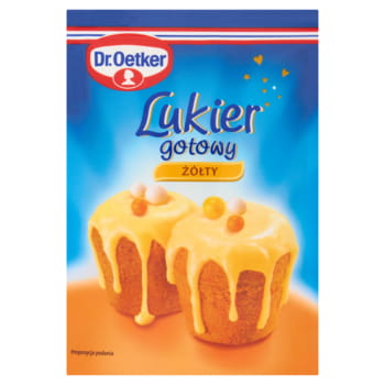 Fertige gelbe Glasur Dr. Oetker 100g
