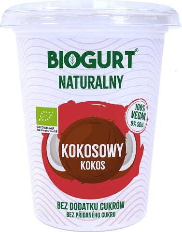 BIOGURT vegan fermentierte Kokosjoghurt-Alternative BIO 400 g BIOGURT
