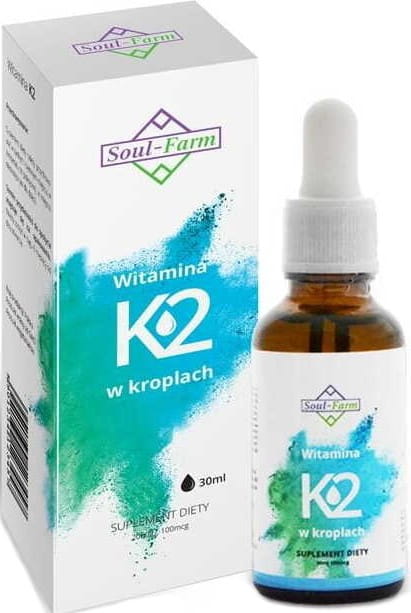 Vitamin K2 in Tropfen (100mcg) 30 ml - SOUL FARM