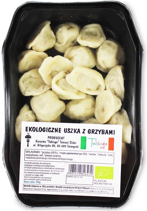 Tortellini mit Pilzen BIO 300 g - KARCZMA TABIAGO