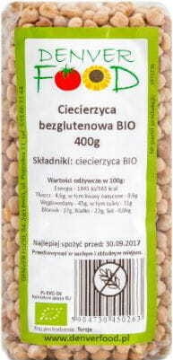 Glutenfreie Kichererbsen BIO 400g DENVER FOOD
