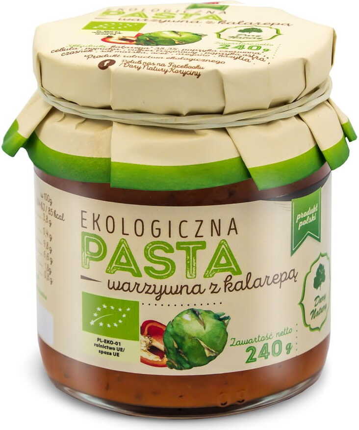 Gemüsepaste mit Kohlrabi BIO 180 g - DARY NATURY