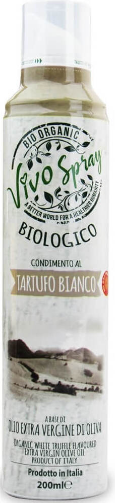Natives Olivenöl extra mit weißem Trüffelgeschmack BIO Spray 200 ml - VIVO SPRAY