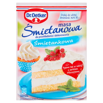 Sahnemasse mit Sahnegeschmack Dr. Oetker 56g