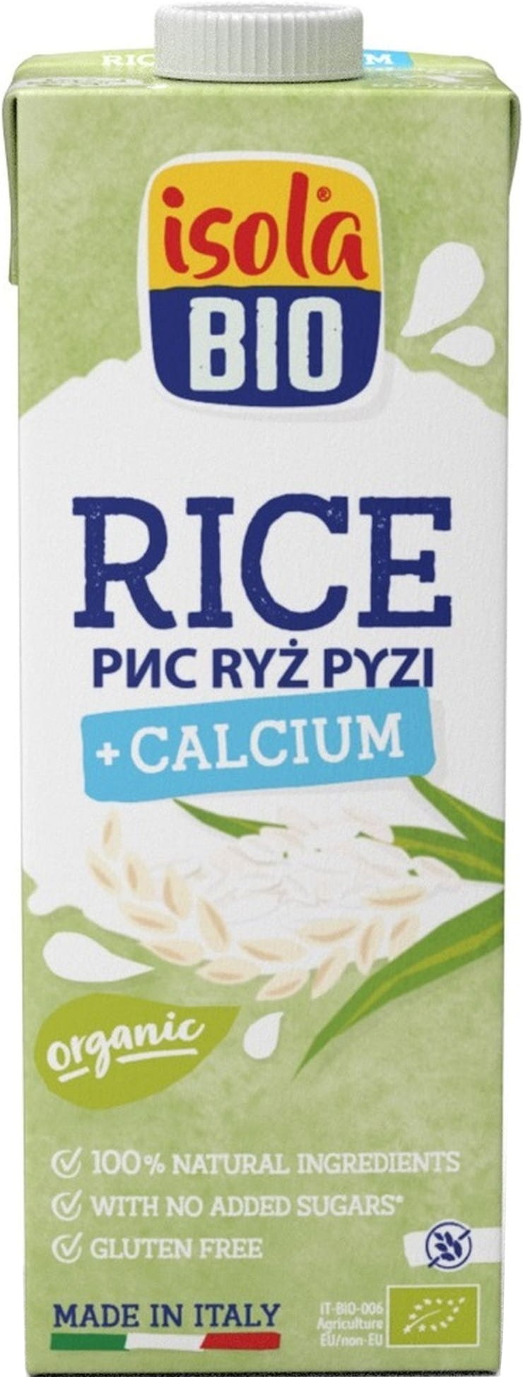 Reisgetränk mit Calcium glutenfrei BIO 1000 ml ISOLA bio
