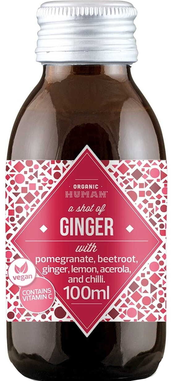 Fruit Shot Granatapfel - Rote Bete - Ingwer - Chili BIO 100 ml - BIO MENSCHLICH