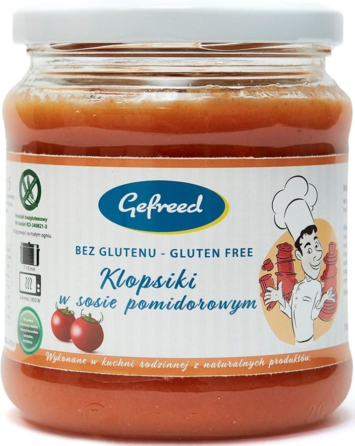 Glutenfreie Frikadellen in Tomatensauce 400 g - GEFREED