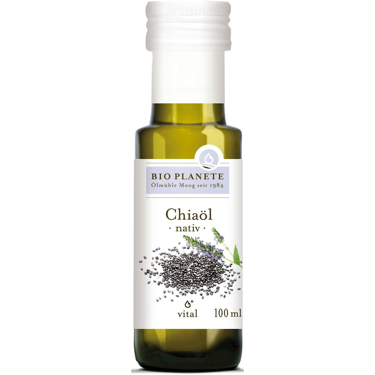 Chia natives Samenöl kaltgepresst unraffiniert BIO 100 ml - BIO PLANETE