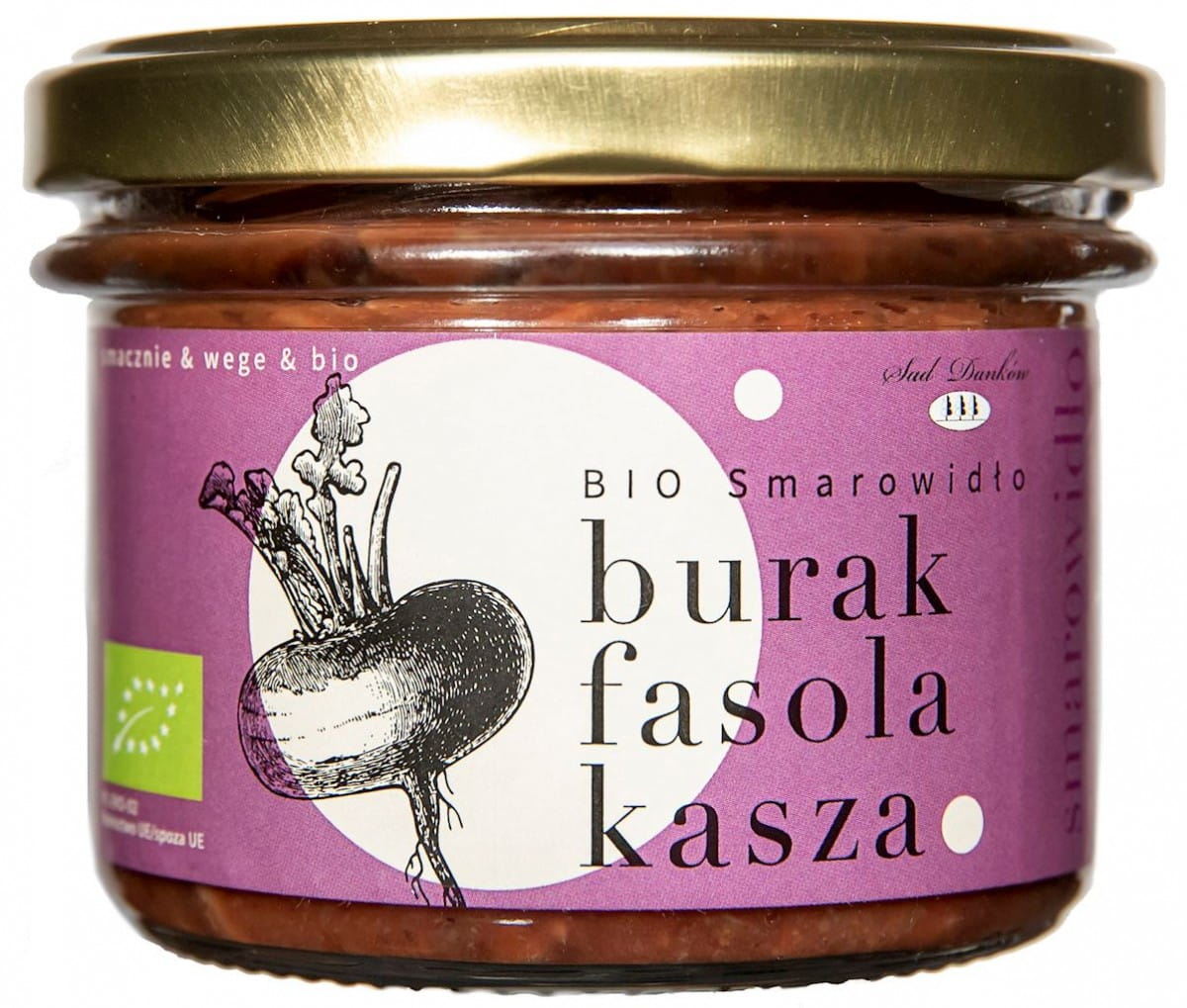 Rote-Bete-Bohnen-Hirse-Aufstrich BIO 180 g - SAD DANKÓW