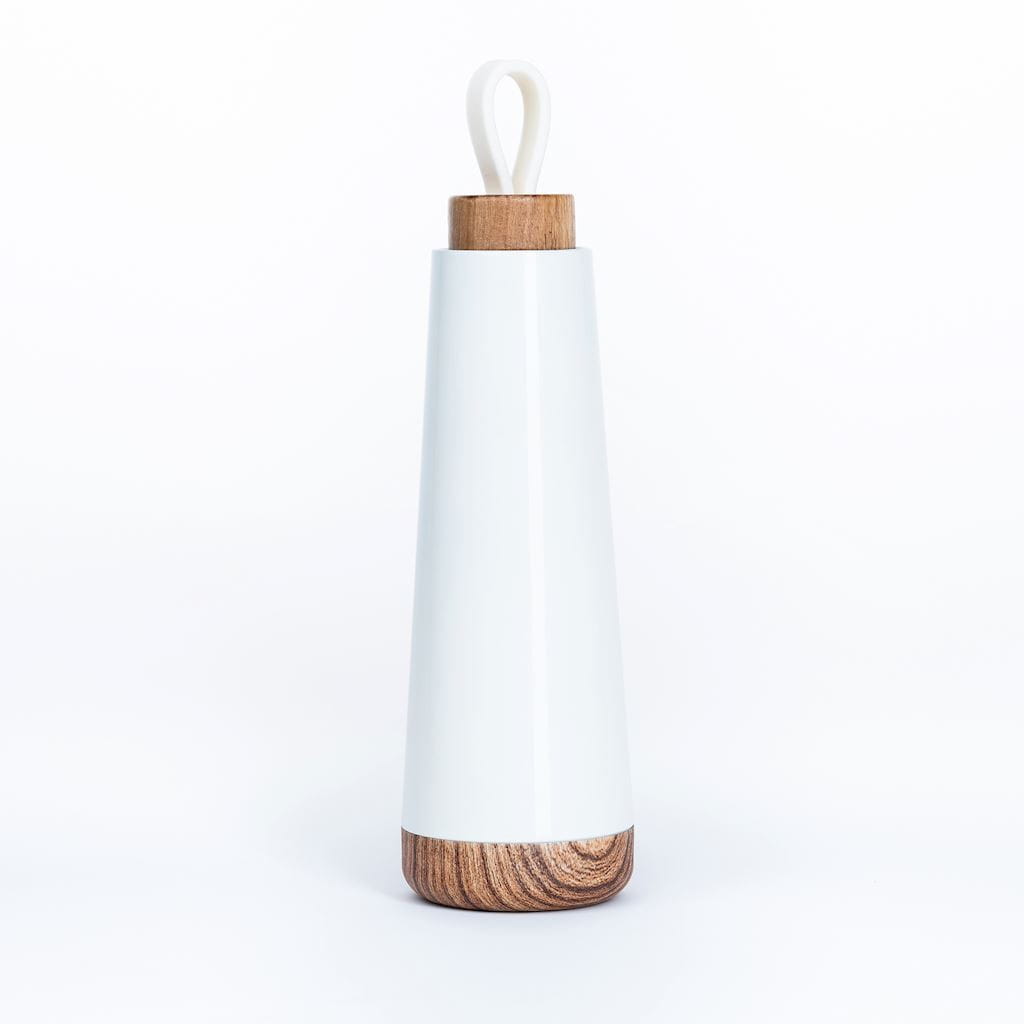 Thermoflasche mit Silikongriff 500 ml weiß - CHIC - MIC