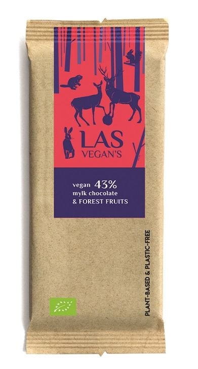 Schokoladen- und Fruchtriegel BIO 50 g - LAS VEGANS