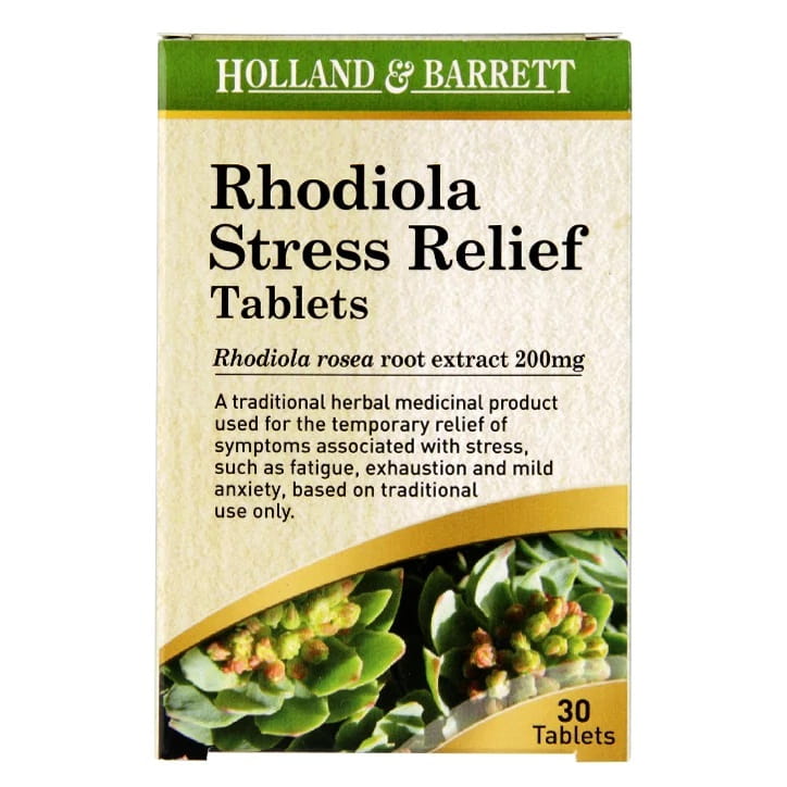 Rhodiola Stressabbau 30 Tabletten HOLLAND & BARRETT