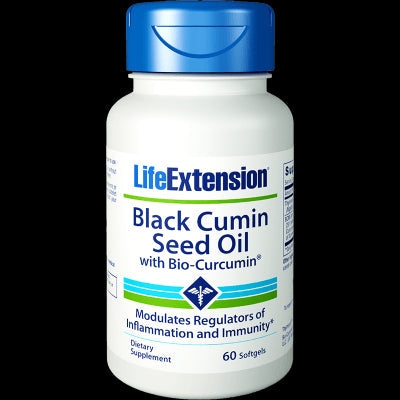 Schwarzkümmelöl mit Biocurcumin 60 Kapseln LEBENSVERLÄNGERUNG