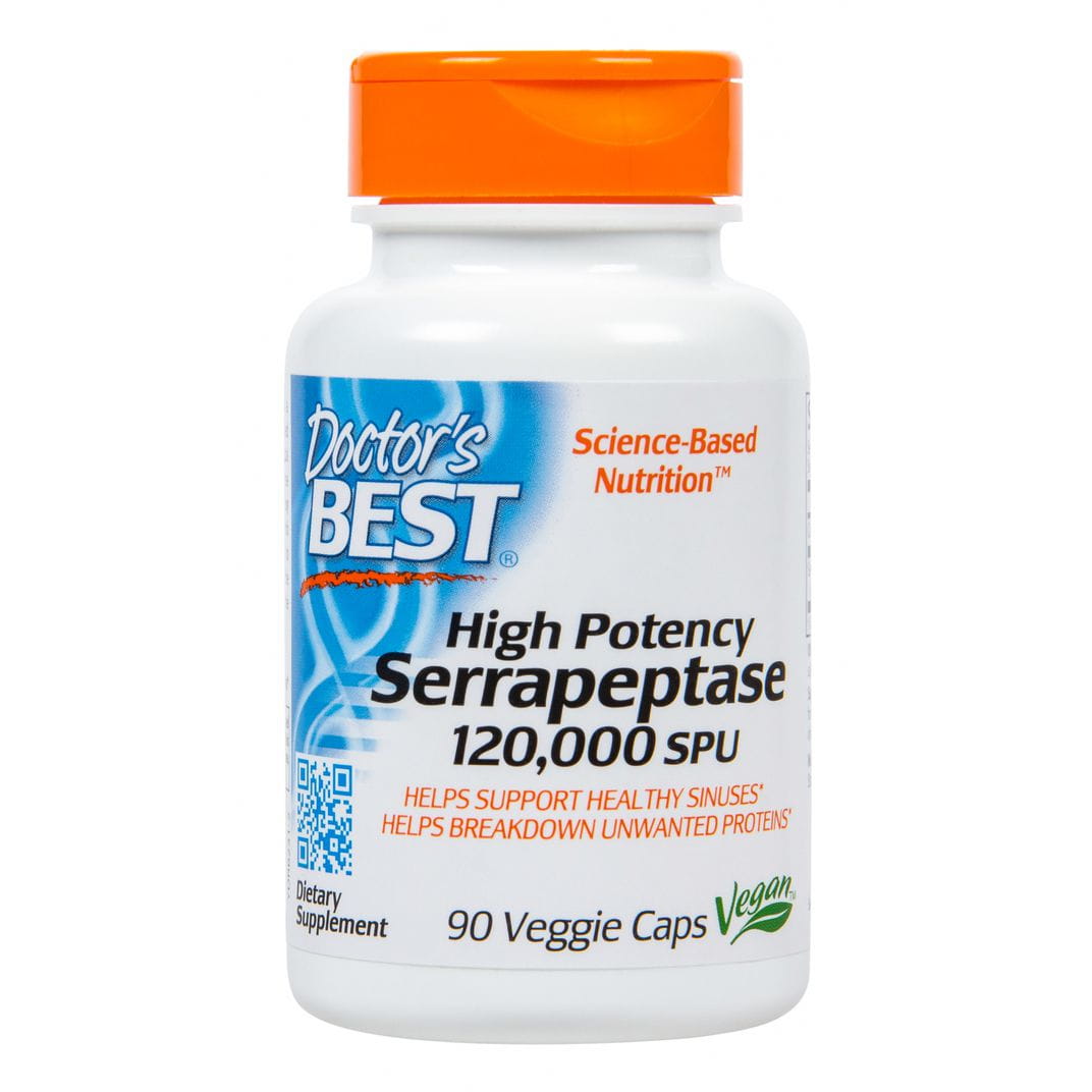 Serrapeptase 120.000 spu 90 Kapseln DOCTOR'S BEST
