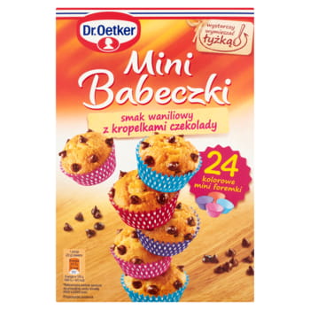 Mini Cupcakes Vanillegeschmack mit Schokodrops Dr. Oetker 250g