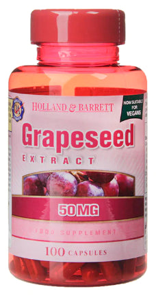 Traubenkernextrakt 100 Kapseln HOLLAND & BARRETT