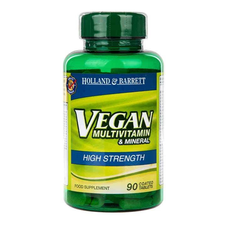 Veganes hochwirksames Multivitamin & Mineral 90 Tabletten HOLLAND & BARRETT