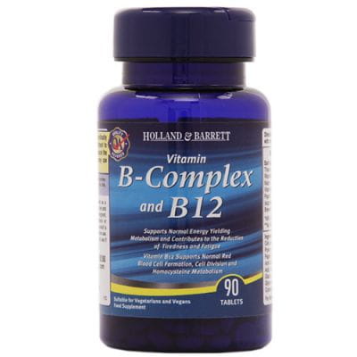 Vitamin B KOMPLEX und B12 90 Tabletten HOLLAND & BARRETT