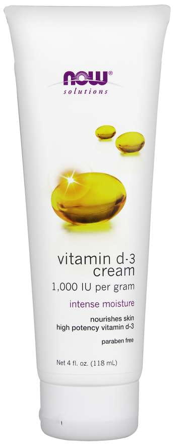 Vitamin D3 1000 IE Creme 118 ml NOW FOODS