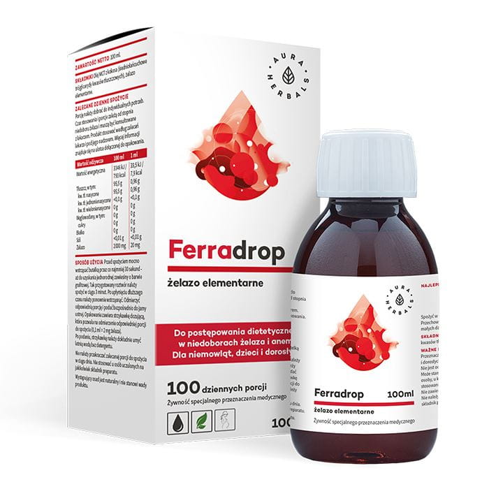 Ferradrop elementares Eisen 100 ml AURA HERBALS