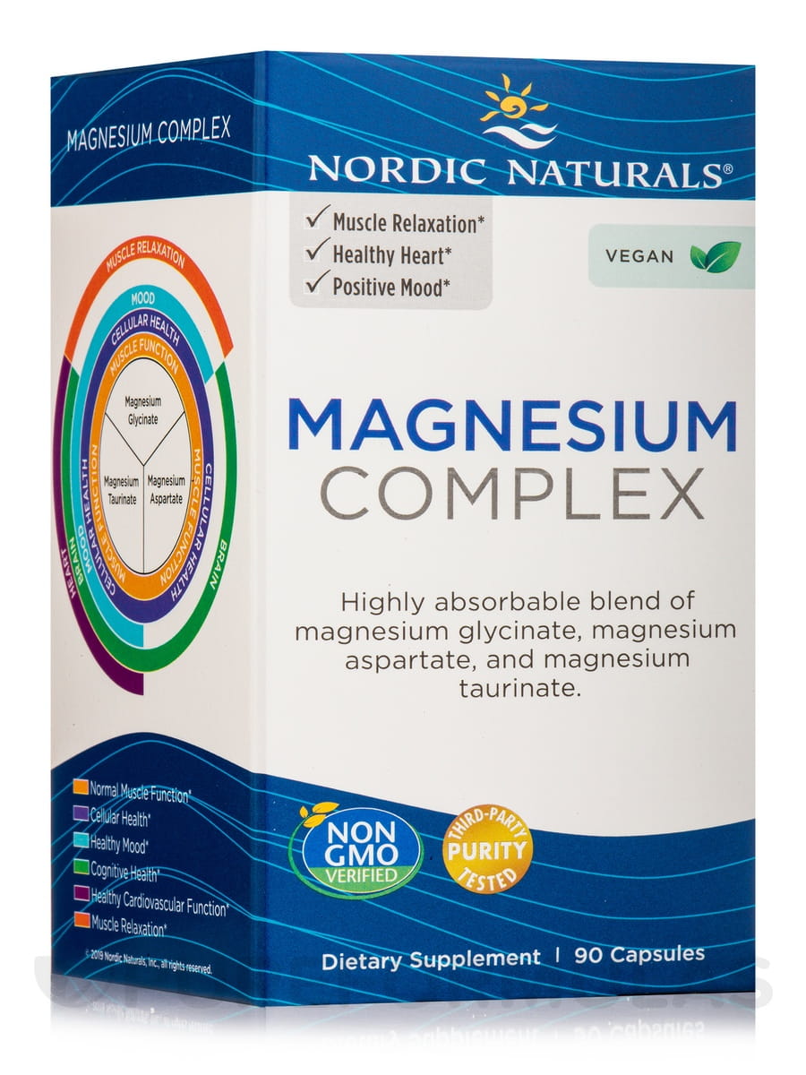 Magnesiumkomplex 90 Kapseln NORDIC NATURALS