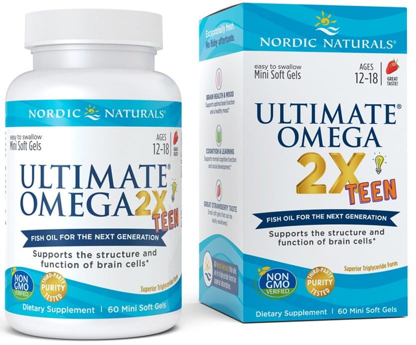 Ultimate Omega 2x Teen 560 MG 60 Kapseln NORDIC NATURALS