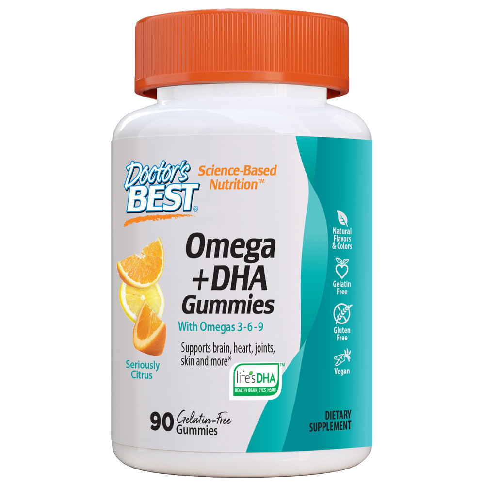 Omega- und DHA-Gummibonbons 90 Gelees von DOCTOR'S BEST