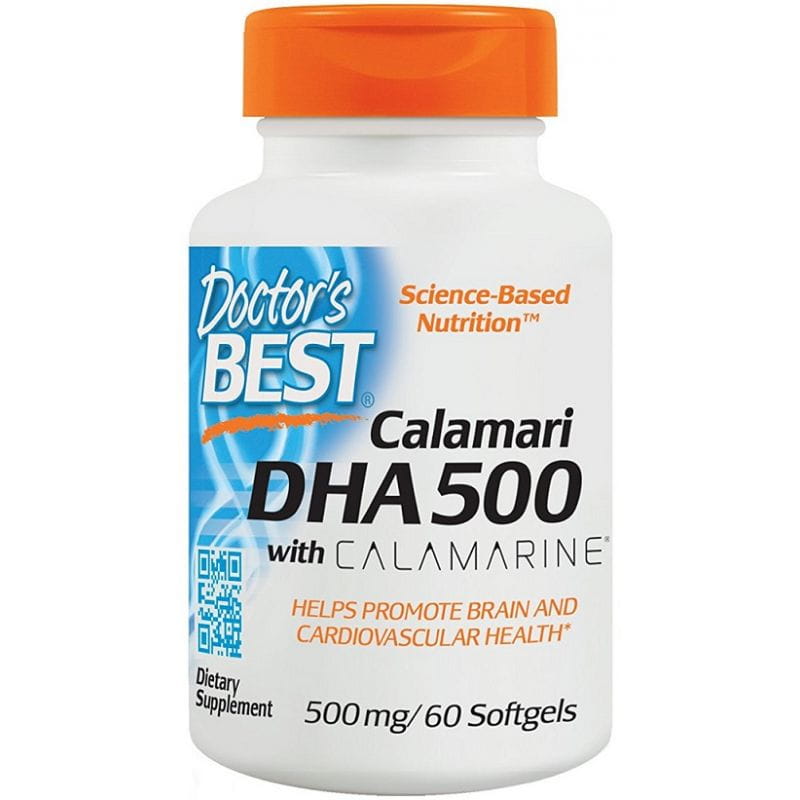 Calamari OMEGA 3 DHA 500 MG EPA 50 MG 60 Kapseln DOCTOR'S BEST
