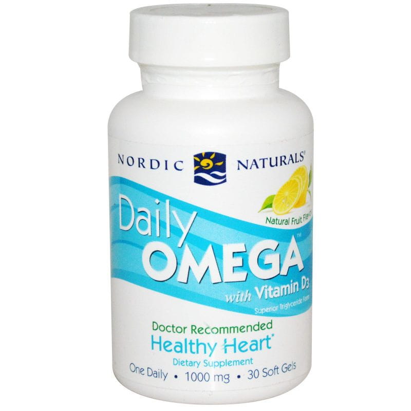 Tägliches Omega mit Vitamin D3 30 Kapseln NORDIC NATURALS