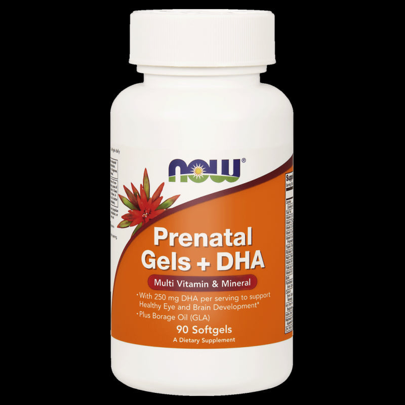 Pränatale Gele und DHA pränatale Vitamine und Mineralien und DHA 90 Kapseln NOW FOODS